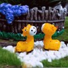 OZLMC 50 Pcs Mini Giraffe Figurines for Fairy Gardens,Miniature Landscapes,