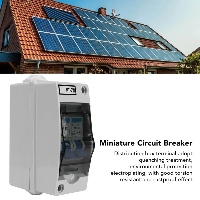 Mini Circuit Breaker Outdoor Waterproof Miniature Distribution Box 230V 32A