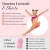 Dancina Gymnastics Leotard and Shorts Set for Girls Size 8