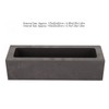 Graphite Ingot Mold 6.6lb Alchemy Capacity Rectangular Refining Graphite Casting
