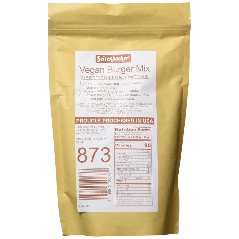 Seitenbacher Vegan Burger Mix, 17.90 Ounce