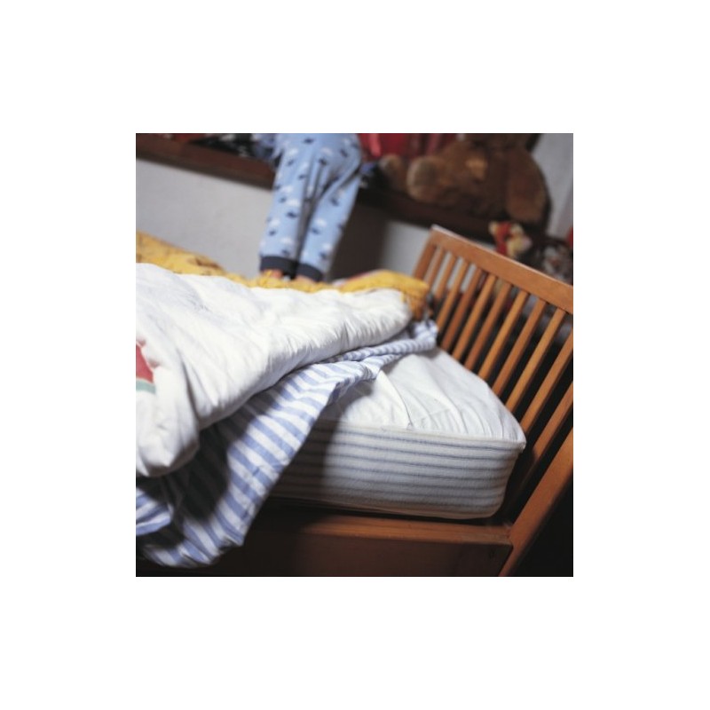 Hippychick Cotton Fitted Mattress Protector, 100 Percent Waterproof, Anti Allergy,