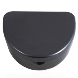 Slim Orthodontic Dental Case - Colour & Glitter Choices for Retainers, Bleaching Trays, Dentures & More (Grey)