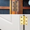 6Pcs Door Hinges,Brass Folding Hinges,Heavy Duty Ball Bearing for Gate,Window,Drawer