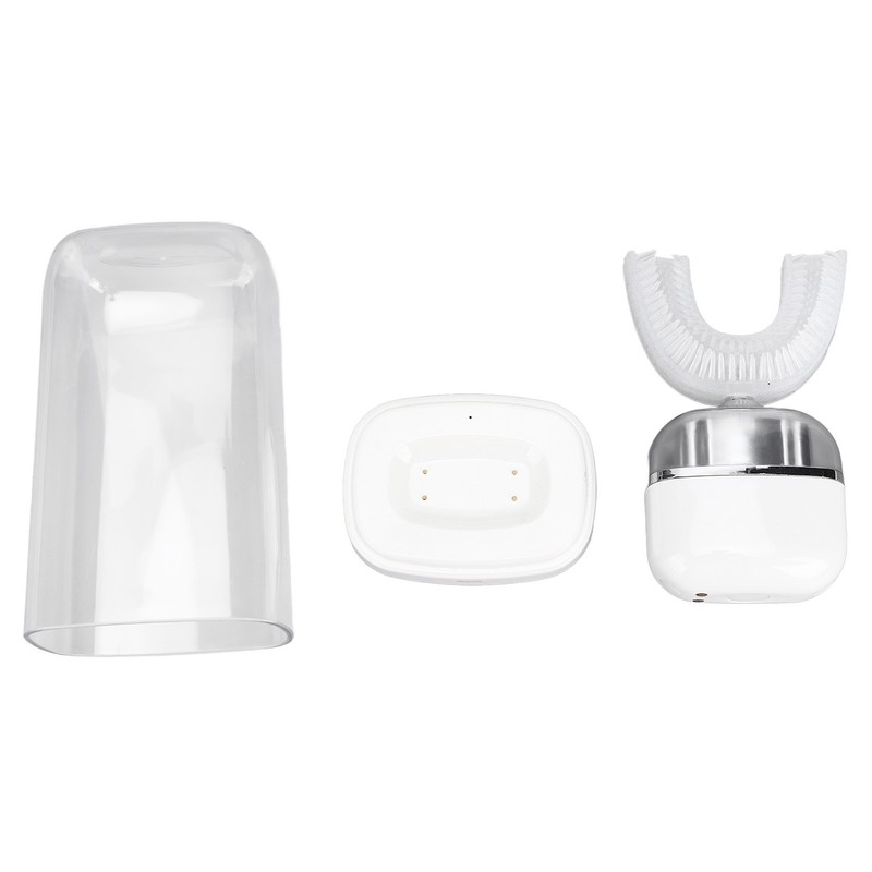 Ultrasonic U Shaped Toothbrushes For Adults High Frequency Vibration Soft