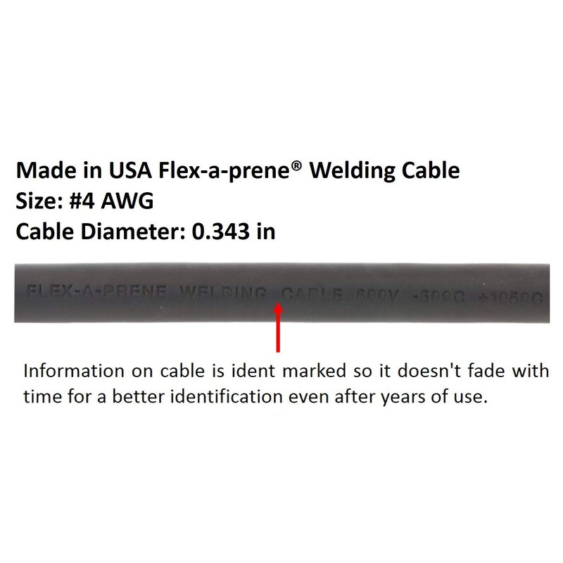 SÜA - 150 Amp Welding Lead Extension - Dinse 10-25