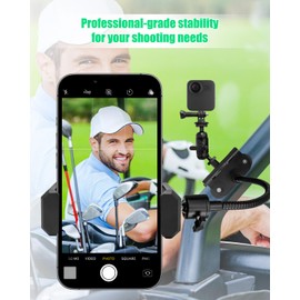 Magnetic Fence Mount with 4 Magnets Compatible with GoPro Mevo Start Insta360 Phone, Game Changer Mounting Kit Firmly Attached, Magnet Camera Fence Holder for Baseball Softball Tennis