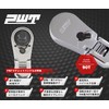 PWT SRH38FLSH12 Ratchet Handle, Socket Wrench, Oscillating Long, 0.37 inch