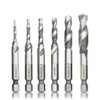 SeonFook 6 Pcs Tap Drill Set Drill Bit Hex Shaft