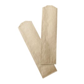 Kraft Disposable Silverware Flatware Paper 10 x 2-3/4 inches Churro Bags Kitchen Cutlery Utensils Holder Made in USA (pack of 300)