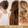 8 PCS Medium Hair Claw Clips for Women Girls, Cute