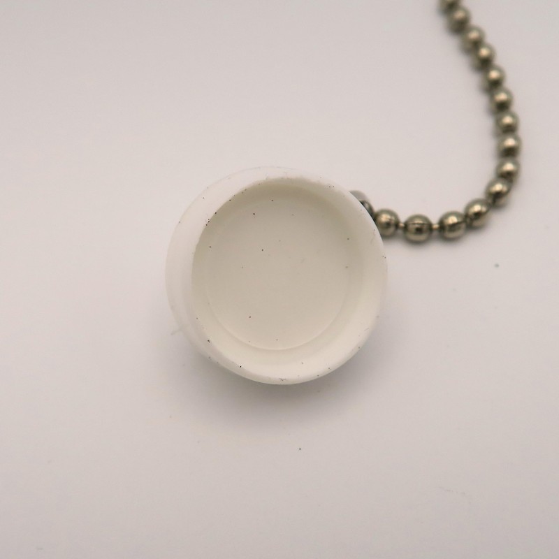 20mm White Plastic Corner Sink Waste for Camper or Caravan