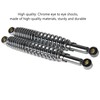 Motorcycle Shock Absorber Chrome Shocks Eye To Eye 335mm Compatible