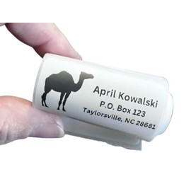 Custom Stickers, Camel Return Address Labels, Address Stickers, Several Designs, 2x1 inch labels, Several Font Choices