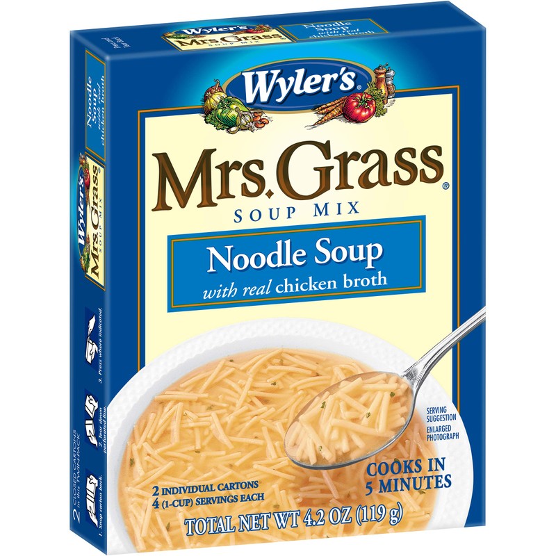 Mrs. Grass Soup Mix, Noodle, 4.2 Ounce (Pack of 12)