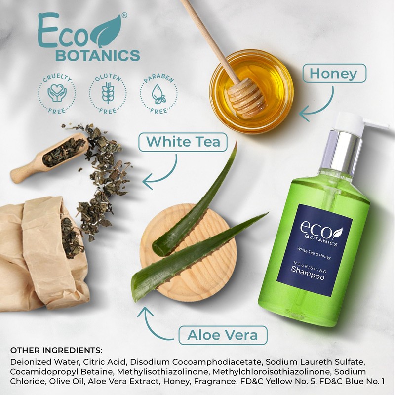 Terra Pure | Eco Botanics Shampoo, White Tea & Honey