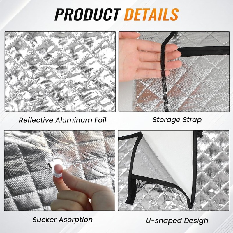 Windshield Sun Shade Car Sun Shade, Folding Car Shades for