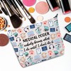 G2TUP Medical Coder Makeup Bag Medical Coding Gifts Code Worker