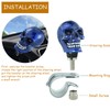 Temzzer Steering Wheel Spinner Skull Funny Power Handle Suicide Knob