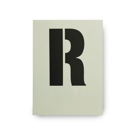 Dovetails Vintage Big Letter R Stencil 120 mm Tall Modern Alphabet Style