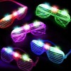 ABC Trading 12 pcs Shutter Flashing Eyeglasses Shade LED Light