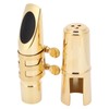Eb Alto Sax Saxophone 5C Mouthpiece with Cap Pads Musical