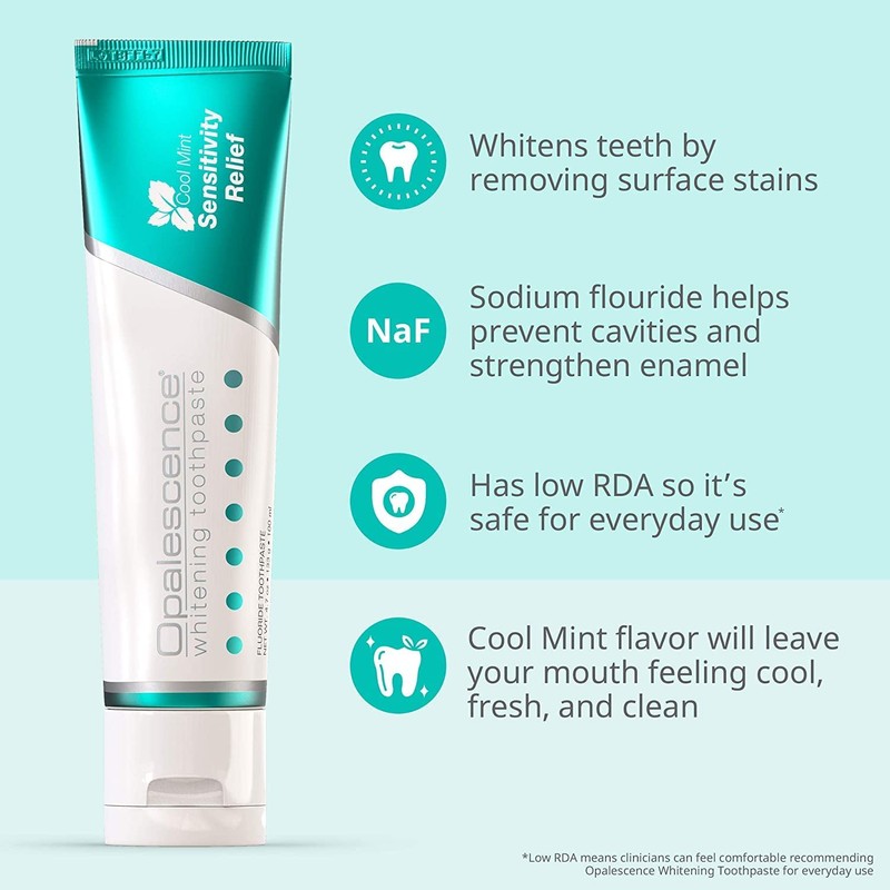 Ultradent Opalescence Sensitive Whitening Toothpaste Sensitivity Relief Cool Mint Vorteilspack: