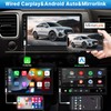 Leadfan Double Din Car Stereo Radio Support Apple Carplay&Android Auto,