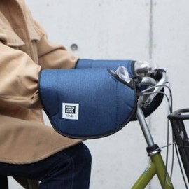 Maruto Heathered Handle Cover for Electric Assist Cars HC-HM01 Heathered Navy