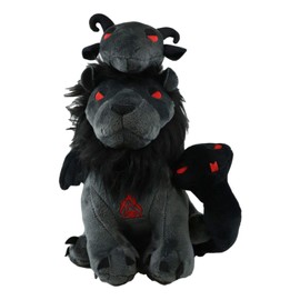 Ebros Gift Mythical Fantasy Gothic Greek Chimera Beast Lion with Goat Head and Serpent Tail Figurine Soft Collectible 10.25" Tall Gargoyle Fantasy Alchemy Magic