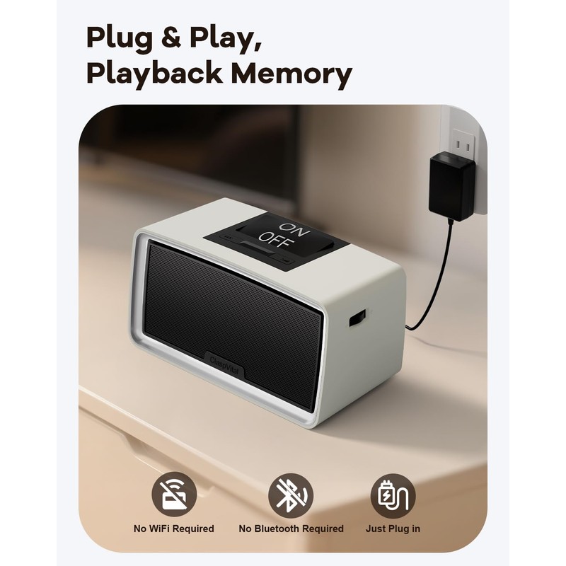 One-Touch Simple Music Player for Seniors | 32GB TF Card