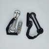 Anti-Theft Door Chain Security Latch Metal Silver 2ea