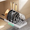 Lozovin Pull Out Pots and Pans Organizer Under Cabinet, Sliding