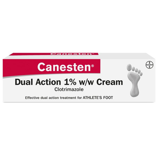 Canesten Athletes Foot Dual Action Cream, 30 g