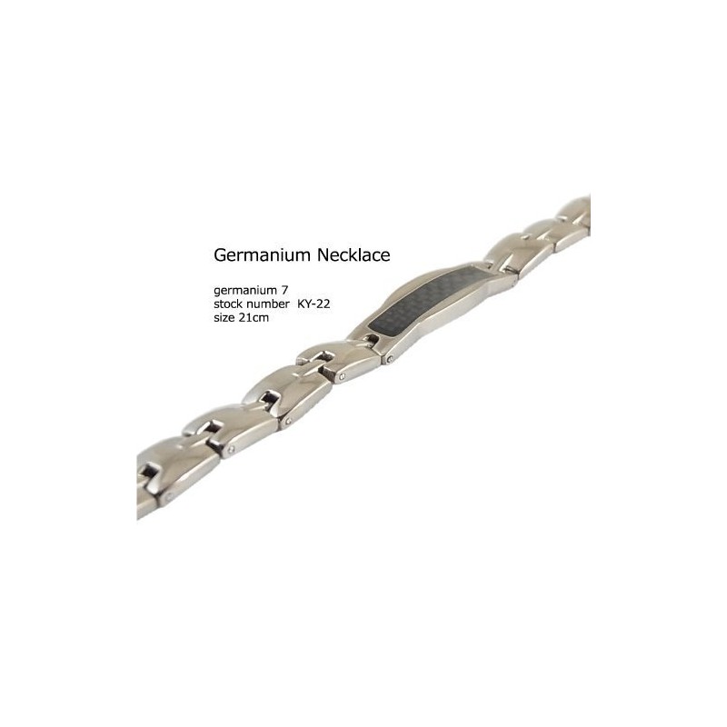 « Titanium > Premium Germanium Bracelet ◇ Squash Germanium 14