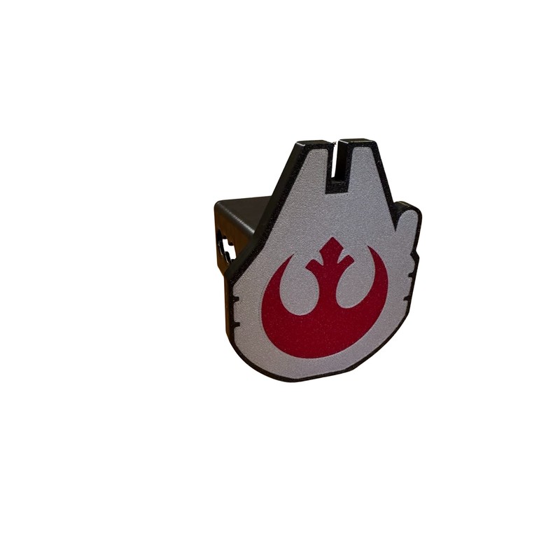 Rebel Alliance Millenium Falcon Plastic Hitch Cover - 2"