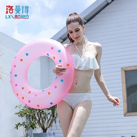 Kids' Inflatable Animal & Dot Shaped Swim Ring lf1992 80cm Dot Swim Ring Blue 5ea