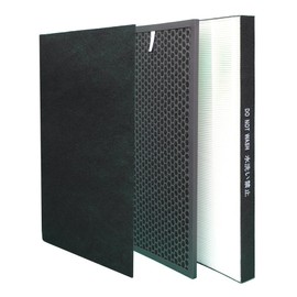 LRFDRESS FZ-C150HFE FZ-C150DFE FZ-C100MFE Air Purifier Filter replacement for Sharp KC-A60E KC-860E KC-C150E KC-860U Series Filter Hepa Filter, Activated Carbon Filter,Pre-filter