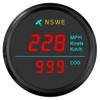 ELING 52MM Marine Vessels GPS Speedometer Gauge with Course Over