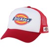 Dickies 80076200 Mesh Cap, American Casual Cap, Urethane Material, red,