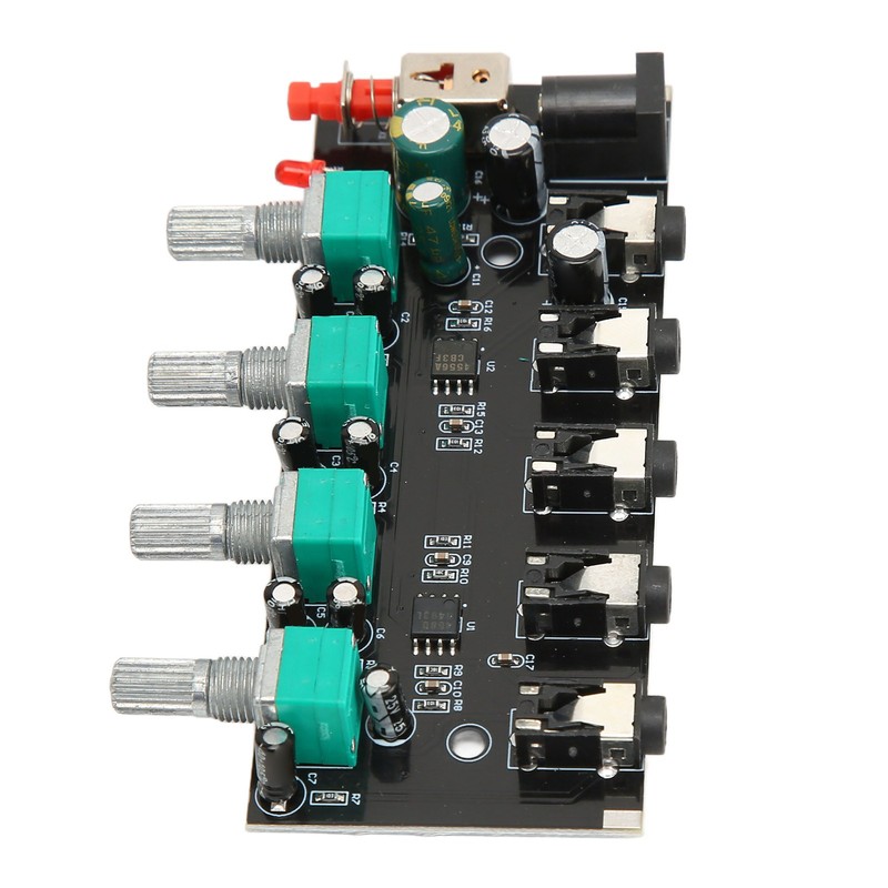 4 Way Stereo Mixer Board 4 In 1 Out Adjustable