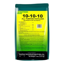 Southern Ag Southern Ag All Purpose Granular Fertilizer 10-10-10, 5 LB Size: 5 LB