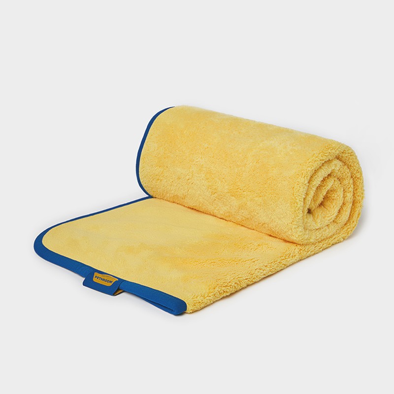 PETHROOM [Pesroom] Sponge Towel (M) Microfiber Towel for Dogs/Cats