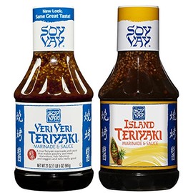 Soy Vay Party Pack - Veri Veri Teriyaki 21oz & Island Teriyaki 20oz Combo Pack