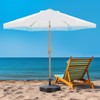 GDY 7.5 ft Tassel Patio Umbrella, Fringe with Base Umbrella