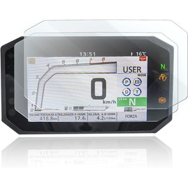 NUCNOK Pack of 2 Screen Protectors for Honda Hornet CB 750 2025, Soft Flexibility Hydrogel Film with Positioning Aid, Fingerprint ID Support, Scratch-Resistant, No Bubbles