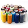 Accessotech 24 Colour Spools Sewing All Purpose 100% Pure Cotton
