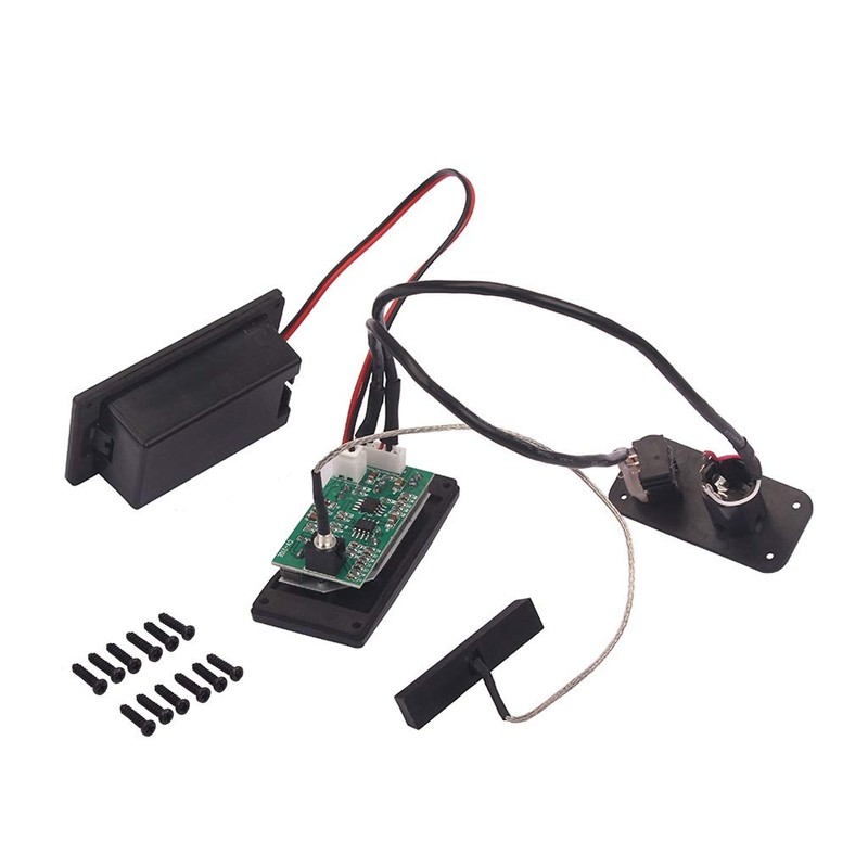 Alnicov Electric Violin Pickup Piezo Preamp Accessory With Active Tone