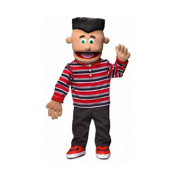 30" Jose, Hispanic Boy, Professional Performance Puppet with Removable Legs, Full or Half Body