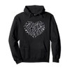 Orca Whales Heart Pullover Hoodie
